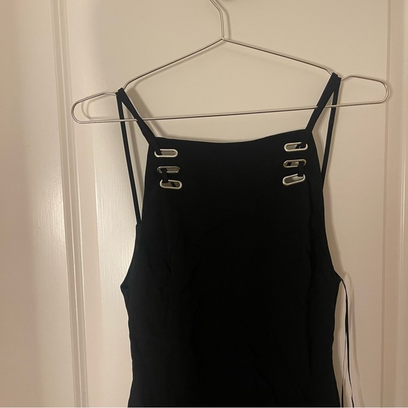 Finders Keepers Sleek Black Asymmetrical Dress - Picture 8 of 8